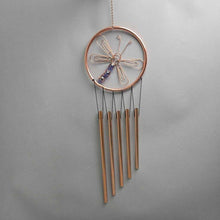 Load image into Gallery viewer, Dragonfly Wind Chimes (19")
