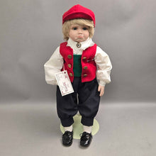 Load image into Gallery viewer, Terri Nowak Signed Porcelain Doll "Billy" (20")
