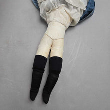 Load image into Gallery viewer, Antique German Schoenau &amp; Hoffmeister "Rosebud" Mold 2500 Bisque Shoulder-Head Doll; Kid Leather Body, Glass Eyes (15") (As-Is)

