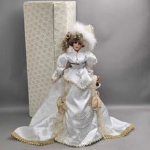 Load image into Gallery viewer, Franklin Heirloom Dolls "Kristina"; First Annual Gibson Girl Porcelain Doll (21"

