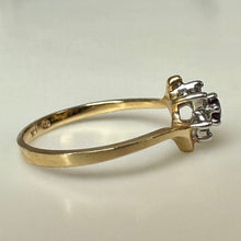 Load image into Gallery viewer, 14K Gold Ruby Diamond Ring sz 6 (1.7g)
