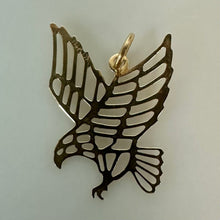 Load image into Gallery viewer, 14K Gold 0.75" Eagle Charm (0.2g)
