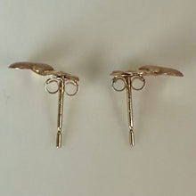 Load image into Gallery viewer, 14K Gold Heart Stud Earrings (0.4g)
