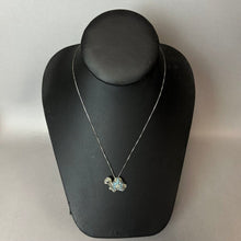 Load image into Gallery viewer, Kay Jewelers Sterling Muticolor Crystal Turtle Pendant on 18" Chain Necklace
