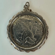 Load image into Gallery viewer, Vintage Walking Liberty 1942 Silver Half Dollar Coin Pendant (1.5")

