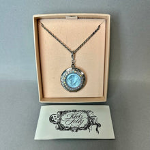 Load image into Gallery viewer, Kirk's Folly Love Never Dies Moonglow Dream Angel Locket Necklace NIB (30")
