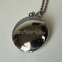 Load image into Gallery viewer, Kirk's Folly Love Never Dies Moonglow Dream Angel Locket Necklace NIB (30")
