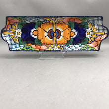 Load image into Gallery viewer, Mexican Pottery Floral 3 Part Dish (1.5x16x5)
