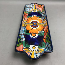 Load image into Gallery viewer, Mexican Pottery Floral 3 Part Dish (1.5x16x5)
