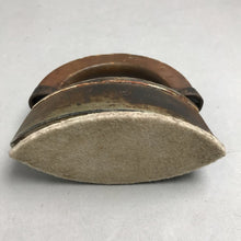 Load image into Gallery viewer, Antique Cast Iron Sad Iron with Removable Wooden Handle Vintage Flat Iron (5")
