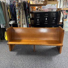 Load image into Gallery viewer, Oak Church Pew (34x72x24)
