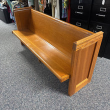 Load image into Gallery viewer, Oak Church Pew (34x72x24)
