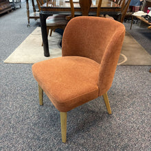 Load image into Gallery viewer, World Market Rust Upholstered Chair (31x23x24)
