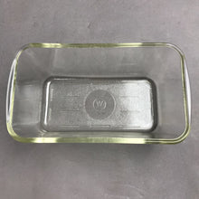 Load image into Gallery viewer, Vintage Pyrex Westinghouse Clear Glass Refrigerator Baking Dish (3x9x5)
