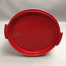 Load image into Gallery viewer, Tupperware Vintage Cake Carrier Round USA 684-5 Lid Handle Red Bottom Vintage
