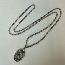 Load image into Gallery viewer, Vintage Sterling Scapular Miraculous Mary Combo Medal 1" Pendant on 25" Chain
