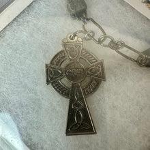 Load image into Gallery viewer, Vintage Irish An Paidrin Beag Connemara Marble Bead Celtic Cross Rosary (NIB)
