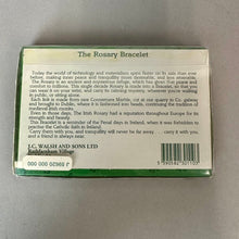 Load image into Gallery viewer, Vintage Irish An Paidrin Beag Connemara Marble Bead Celtic Cross Rosary (NIB)
