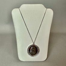 Load image into Gallery viewer, Vintage Sterling 1974 Franklin Mint Mother's Day Coin Medallion Pendant Necklace (24")
