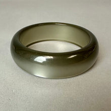 Load image into Gallery viewer, Vintage Gray Moonglow Lucite Bangle Bracelet (8" Inside Circumference)
