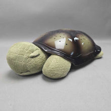 Load image into Gallery viewer, Cloud B Plush Turtle - Multicolor Night Light Star Projector (3x12x7)
