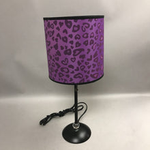Load image into Gallery viewer, Purple / Black Table Lamp
