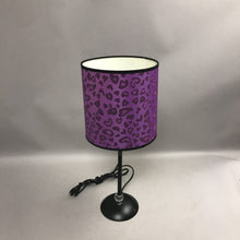 Load image into Gallery viewer, Purple / Black Table Lamp

