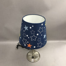 Load image into Gallery viewer, Chrome / Star Shade Table Lamp (18" Tall)
