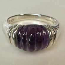 Load image into Gallery viewer, East Arts Sterling Amethyst Ring sz 8

