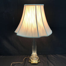 Load image into Gallery viewer, Vintage Waterford Crystal And Brass Table Lamp (32x15x15)

