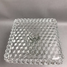 Load image into Gallery viewer, Fostoria American Clear Pedestal Cake Plate w/ Rum Well (~7x10.25)
