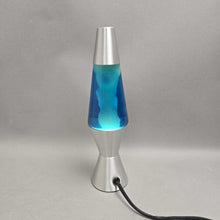 Load image into Gallery viewer, Small Lava Lamp, Silver/Blue (11.5")
