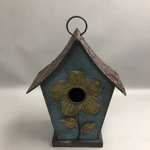 Load image into Gallery viewer, Decorative Metal Birdhouse (14x10.5x6)
