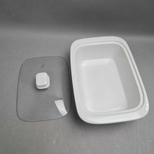Load image into Gallery viewer, White Baking Dish / Casserole w/ Lid (3x10.5x7)
