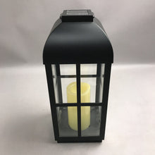 Load image into Gallery viewer, Black Solar Garden/Porch Lantern (15") (As-Is)
