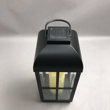 Load image into Gallery viewer, Black Solar Garden/Porch Lantern (15") (As-Is)
