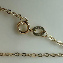 Load image into Gallery viewer, 14K Gold Wire Wrapped Jade Pendant on 20" Chain Necklace (2.4g)
