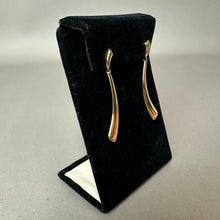 Load image into Gallery viewer, 14K Gold Modern 1.75" Drop Earrings (1.1g)
