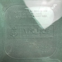 Load image into Gallery viewer, Vintage Anchor Hocking Green Glass Baking Dish Pan 2 Qt 8x8 w/ Handles USA
