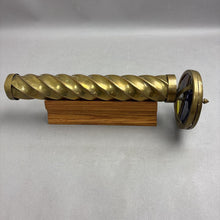 Load image into Gallery viewer, Chesnik-Koch Rope Twisted Brass Double Wheel Kaleidoscope (14")
