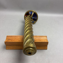Load image into Gallery viewer, Chesnik-Koch Rope Twisted Brass Double Wheel Kaleidoscope (14")

