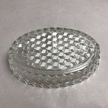Load image into Gallery viewer, Fostoria Oval 3 Part Clear Glass Bowl Cube Pattern (2x10x7)
