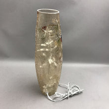 Load image into Gallery viewer, Hand Painted Crackle Pre-Lit Vase Pine Cone &amp; Branches (16")
