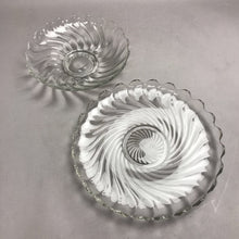 Load image into Gallery viewer, Vintage Glassware Fostoria Colony Center Serving Bowl &amp; Plate (12")
