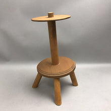 Load image into Gallery viewer, Vintage Wooden Standing Yarn Holder (14")
