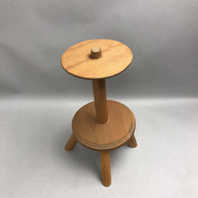 Load image into Gallery viewer, Vintage Wooden Standing Yarn Holder (14")
