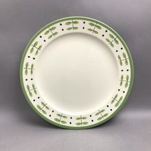 Load image into Gallery viewer, Vintage 1969 Homer Laughlin MCM Leaf &amp; Diamond Trent Design Dinner Plate (12")
