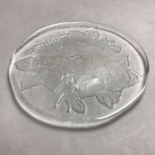 Load image into Gallery viewer, Floral Glass Platter (13")
