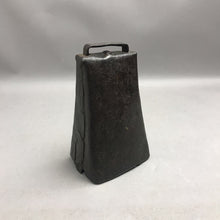 Load image into Gallery viewer, Hand Forged Riveted Antique Cow Bell w Clapper Iron (7x4)

