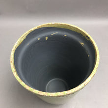 Load image into Gallery viewer, Tall Green Crackle Pottery Planter Pot/Vase (9")
